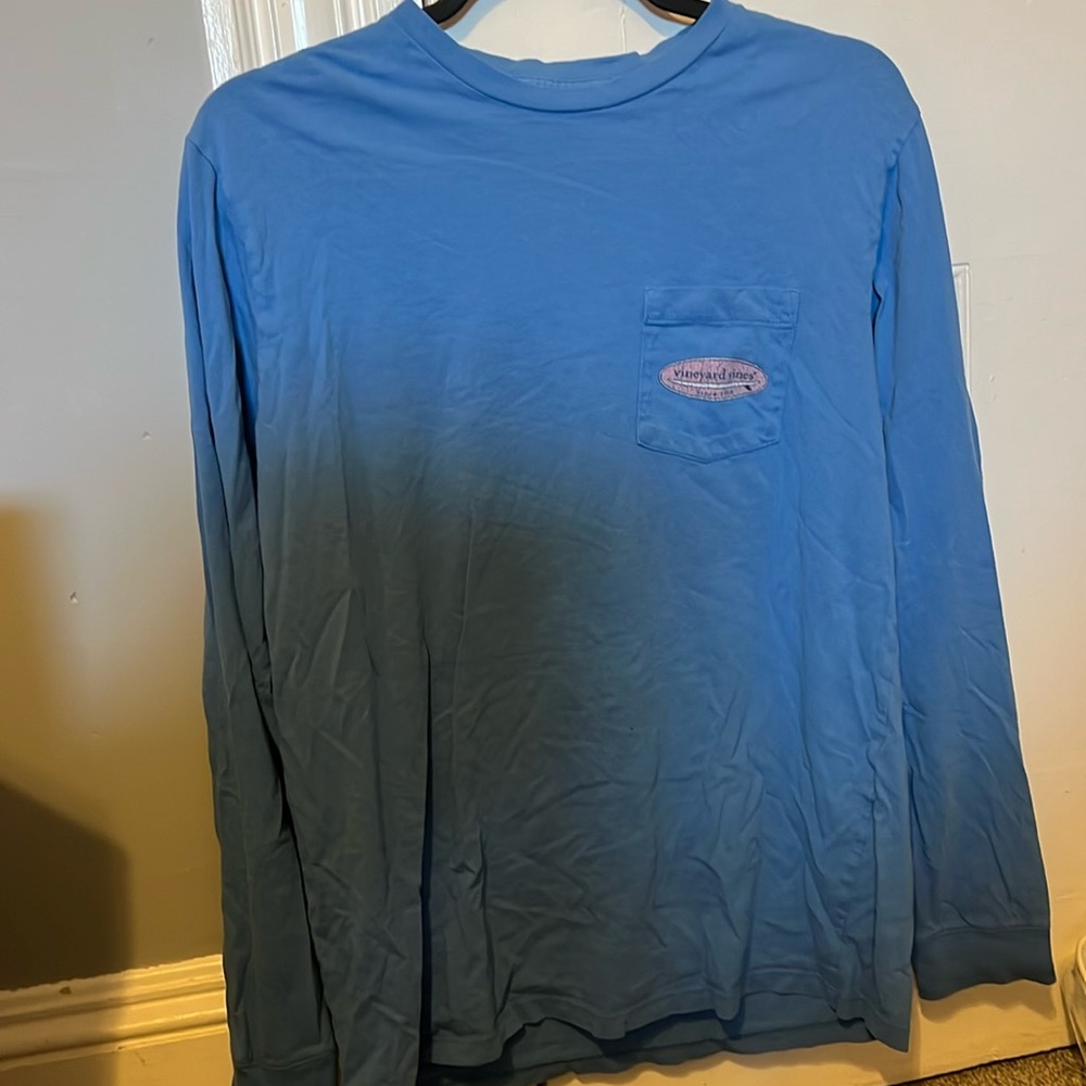 Vineyard Vines Blue Long Sleeve Surf Shirt